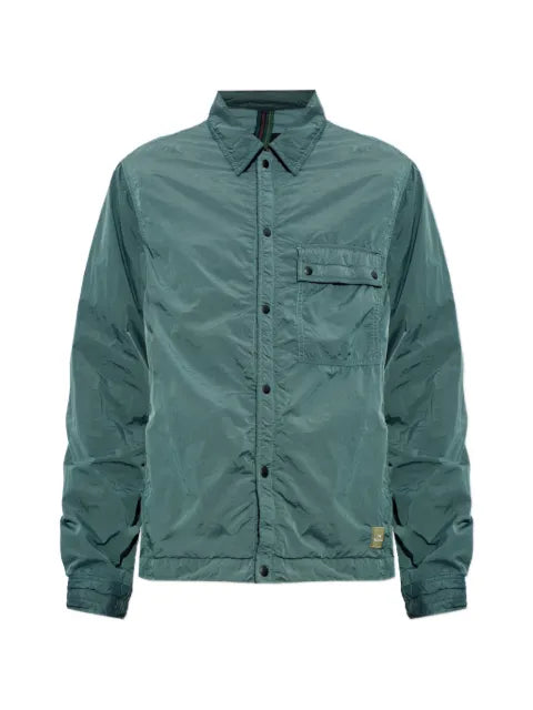 PS Paul Smith logo-patch shirt jacket