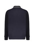 Paul & Shark polo-collar logo-patch sweatshirt
