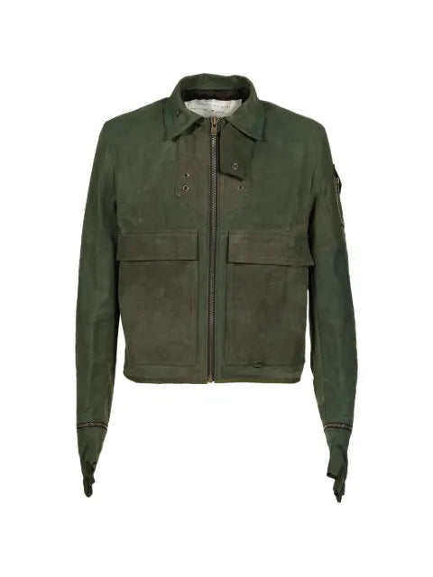 UNDER THE SIGN Phantom patchwork gloved jacket