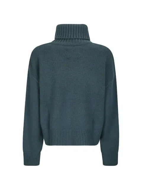 extreme cashmere Crop Xtra roll-neck cropped sweater
