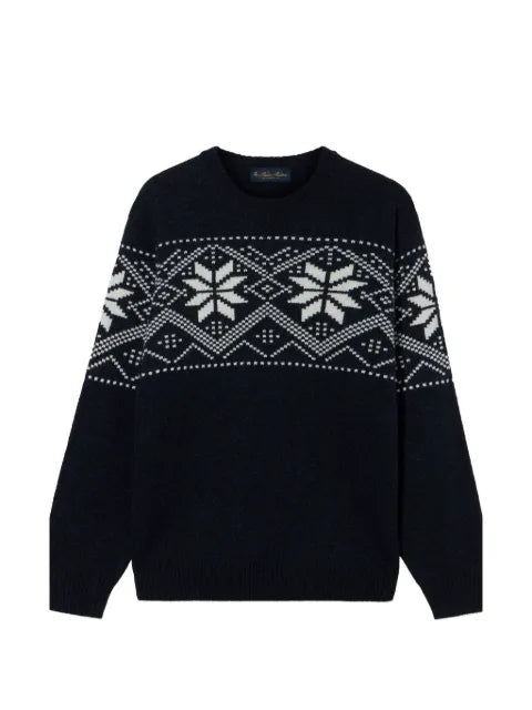 Brooks Brothers Norwegian jacquard sweater