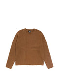 Stüssy ribbed-knit raglan-sleeve sweater