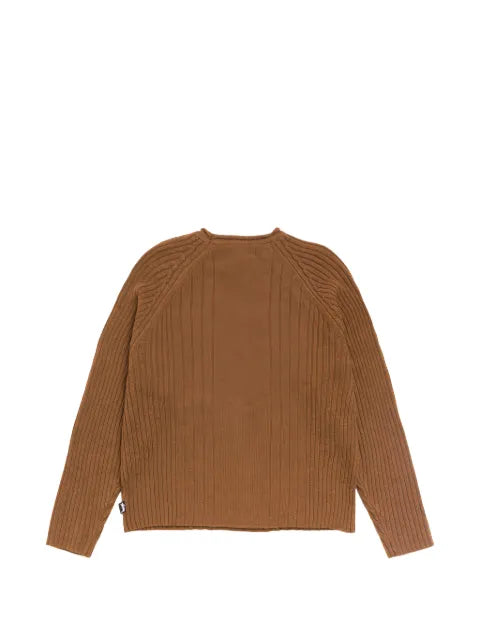 Stüssy ribbed-knit raglan-sleeve sweater