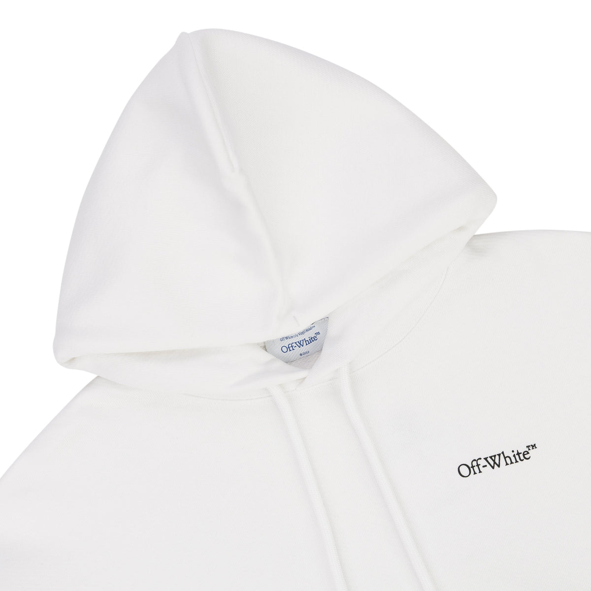 White Pixel Diagonal Skate Hoodie