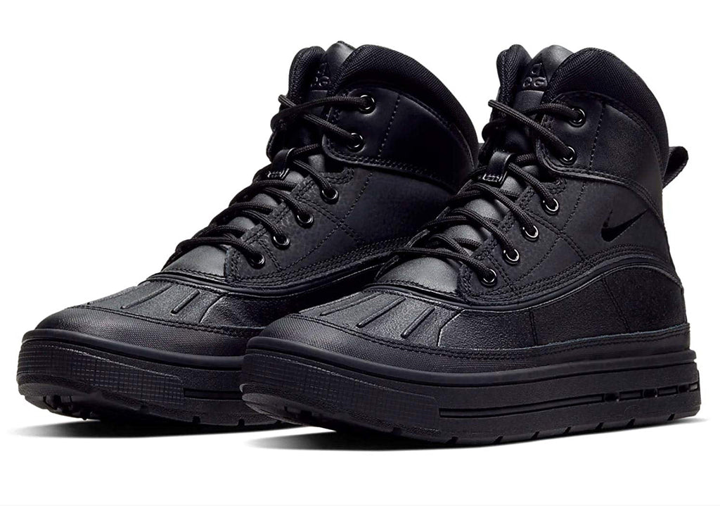Big Kid's Nike Woodside 2 High Black/Black-Black (524872 004)