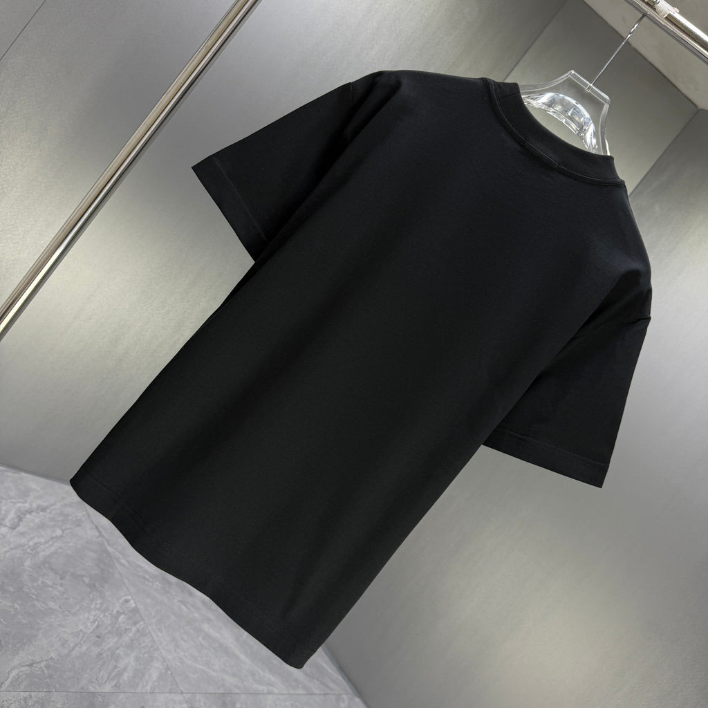 Moncler Lettering Logo T-Shirt Black
