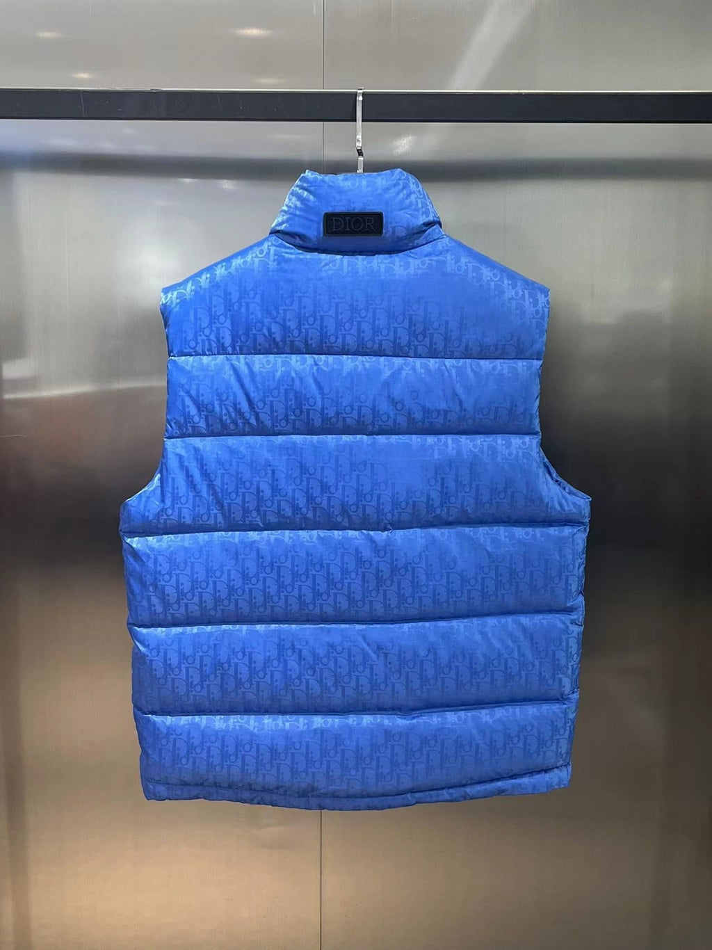 Dior Blue Oblique Monogram Down Vest
