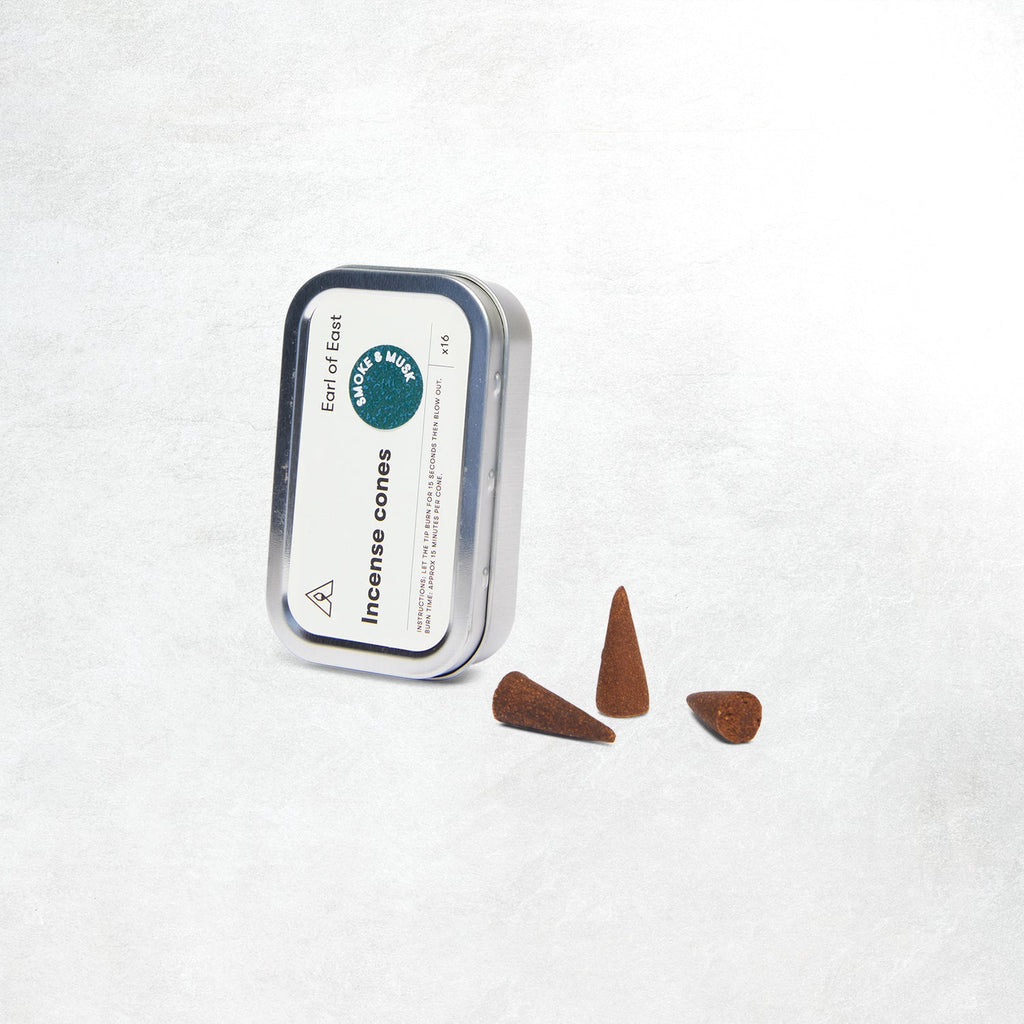 Earl of east Incense Cones: Smoke & Musk