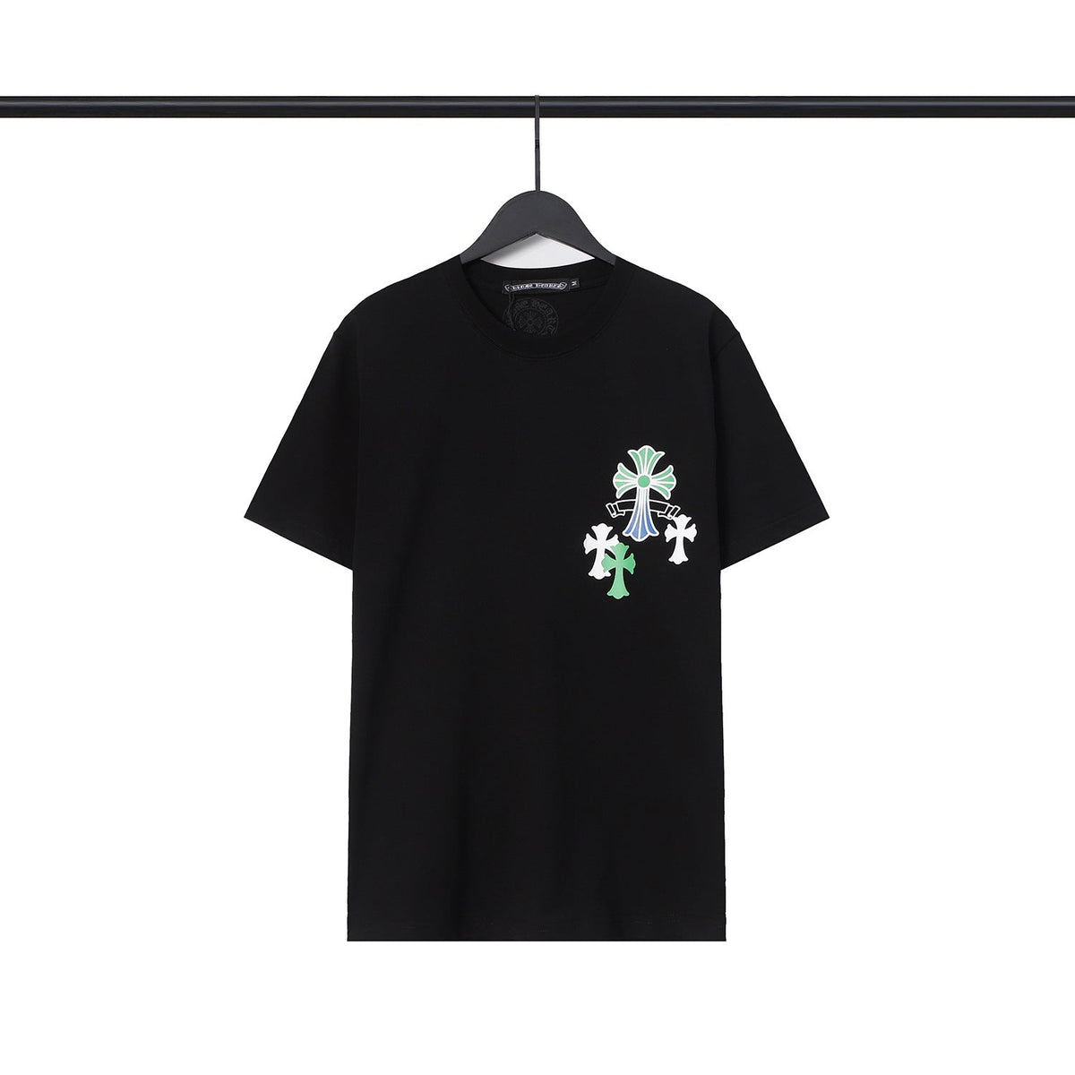 Chrome Hearts Sanskrit Cross Horseshoe Graphic Tee Multi‑Style