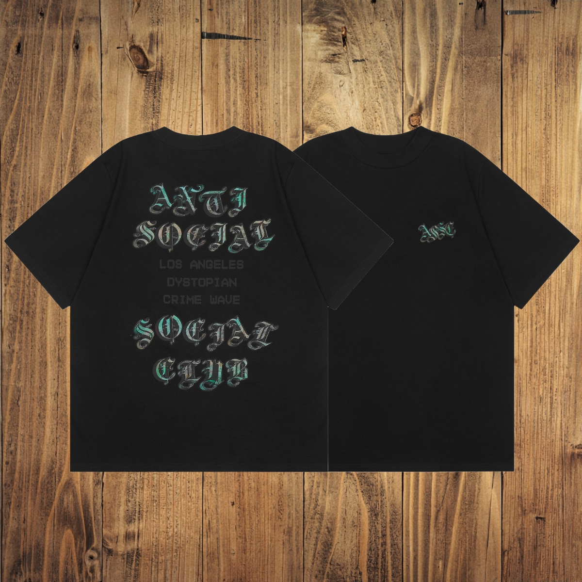 ASSC Black Tee – Gothic Metal Print