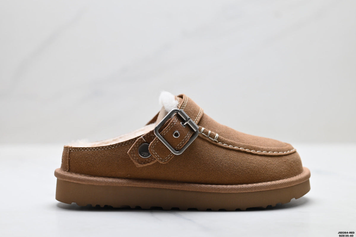 UGG Tazz Shearling Platform Slip-Ons