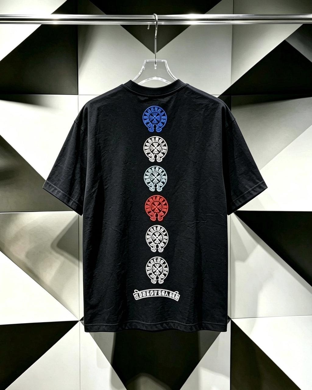 Chrome Hearts Vertical Back Graphic T-Shirt