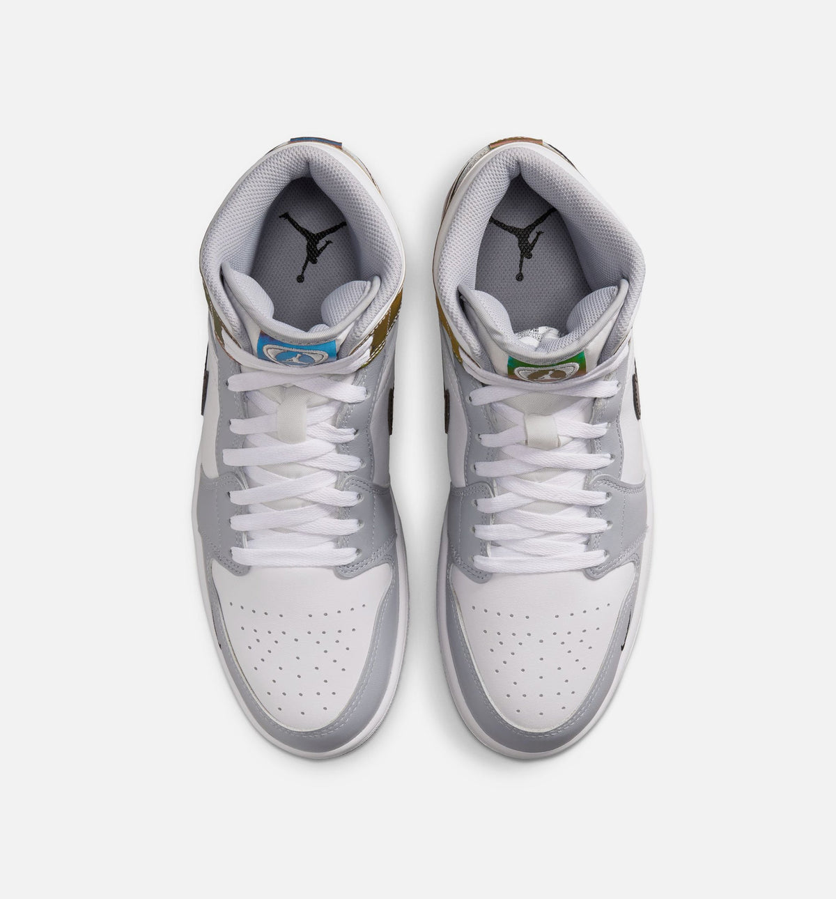 Air Jordan 1 Mid SE Men's Lifestyle Shoe – Black/White/Wolf Grey