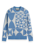 S&S Textured Jacquard Crewneck