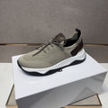 Berluti Taupe Lace-Up Sneakers