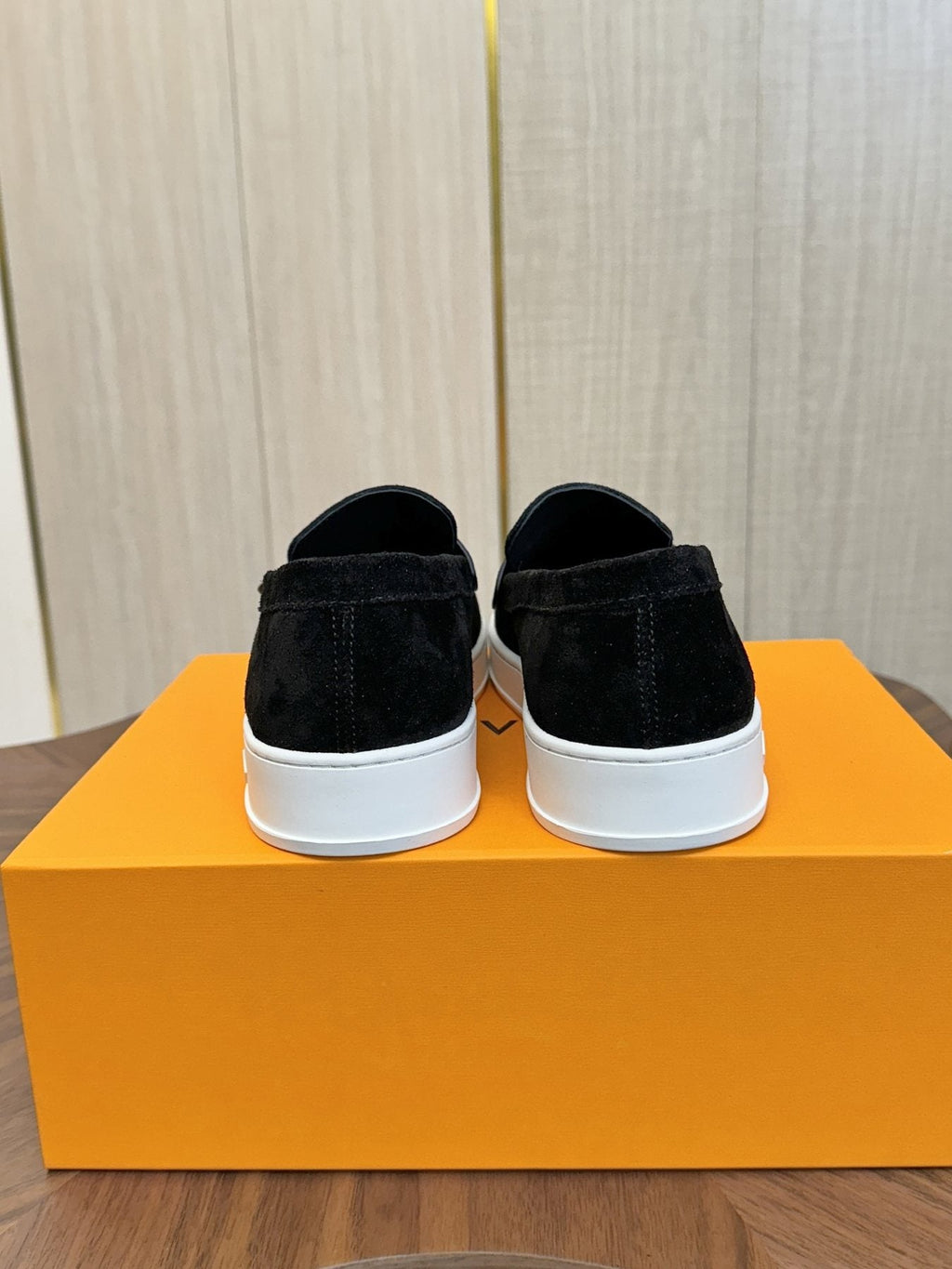 Louis Vuitton LV Logo Slip-On Shoes