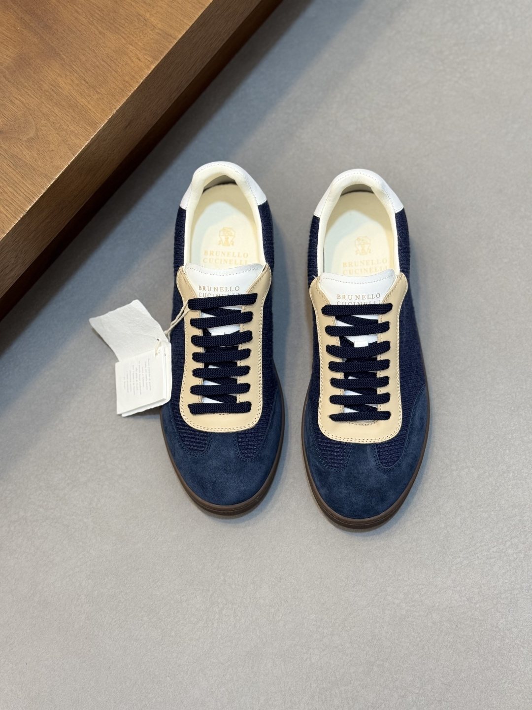 Brunello Cucinelli Men's Low-Top Suede Sneakers