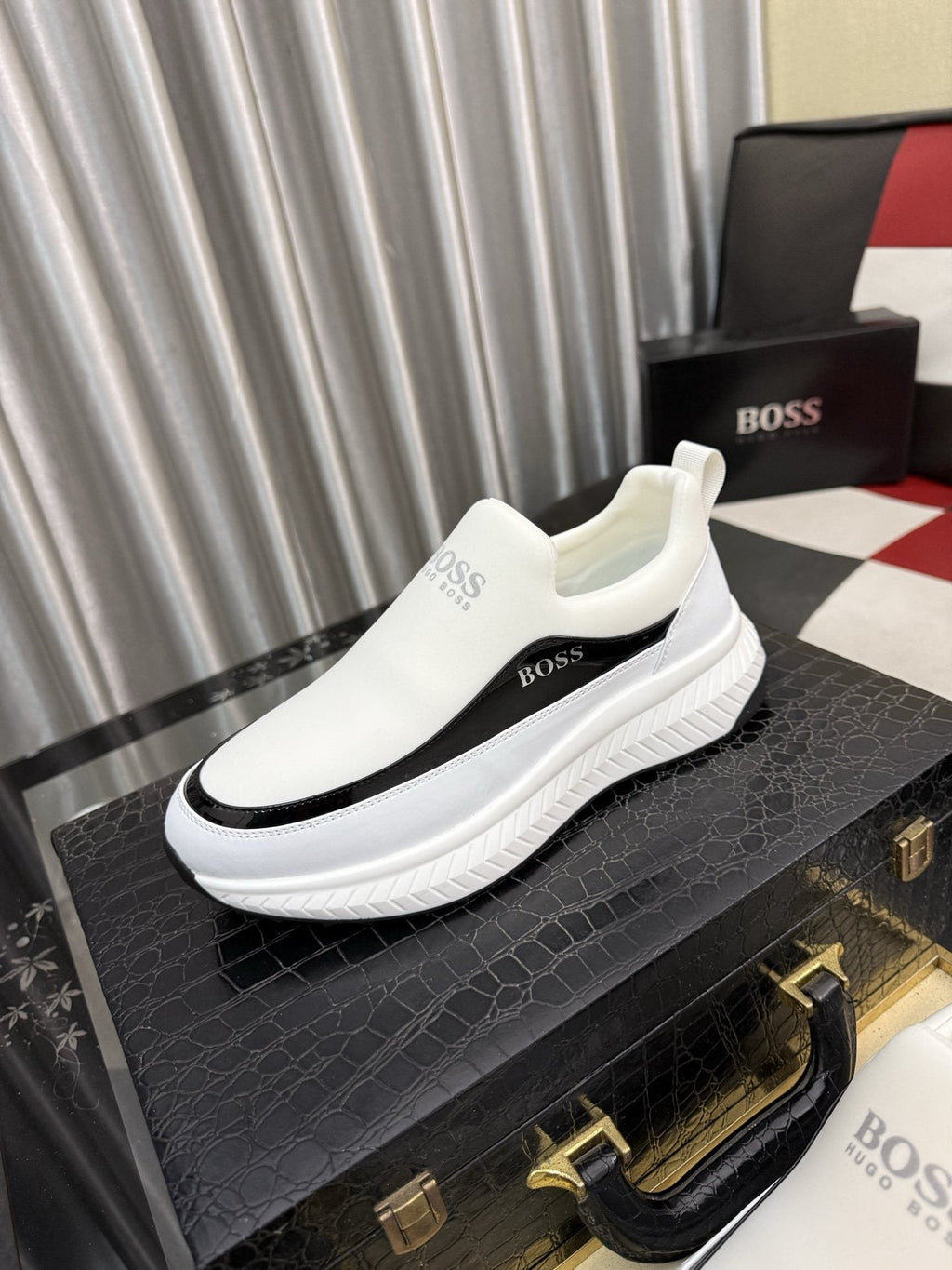 Hugo Boss Thick-Sole Slip-On Sneakers