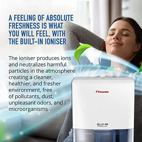 20L/Day Inventor Dehumidifier EVA ION PRO with Digital Humidity Display