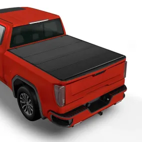 5.8Ft 4-Fold Hard Tonneau Cover Truck Bed for 19-22 Chevy GMC Sierra 1500