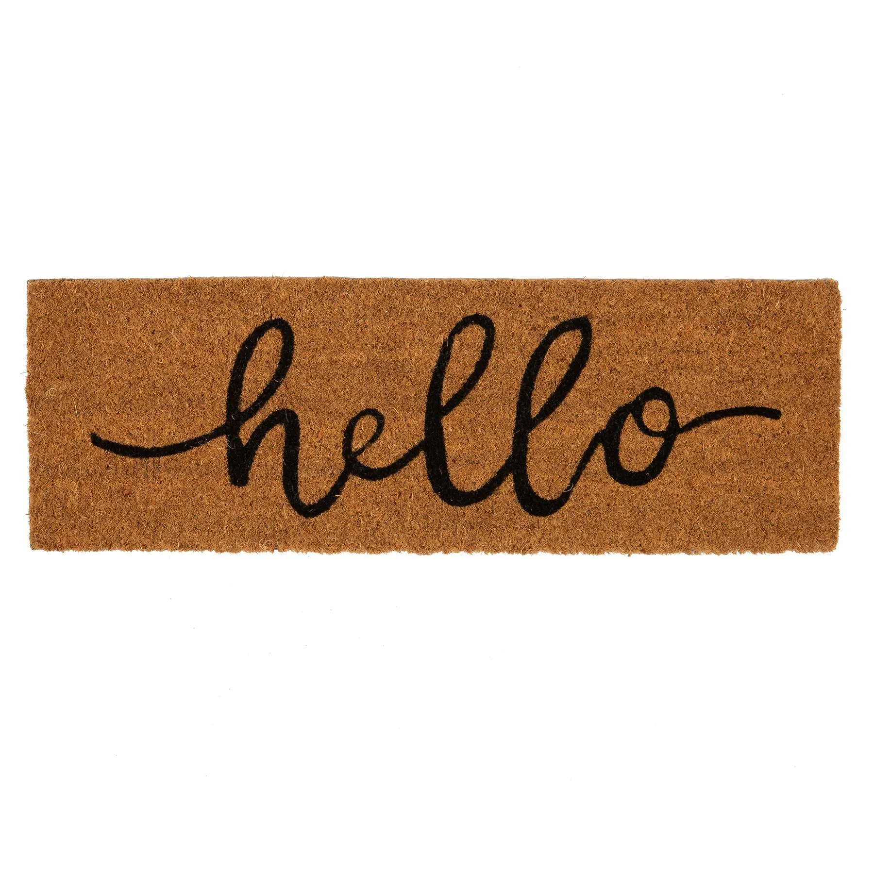 60cm x 20cm Hello Coir Step Door Mat - By Nicola Spring