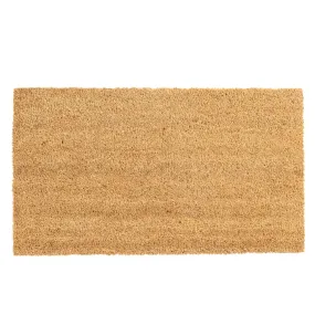 70cm x 40cm Plain Coir Door Mat - By Nicola Spring