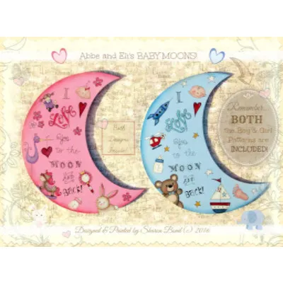 Abbe and Eli Baby Moons Pattern by Sharon Bond