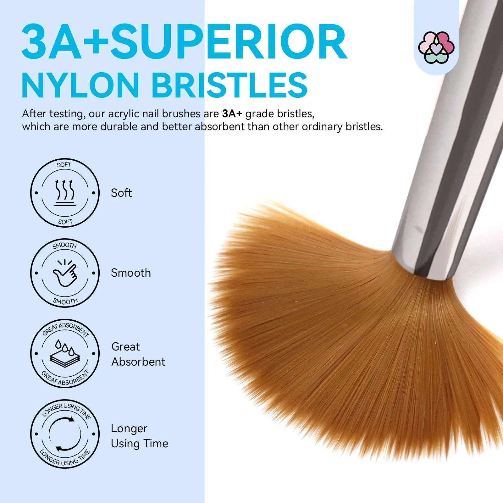 Acrylic Nail Brush Set-4PCS