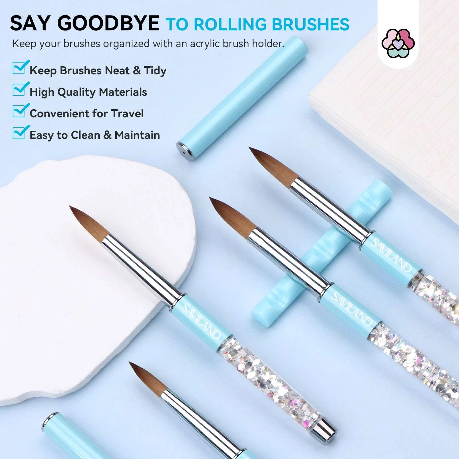 Acrylic Nail Brush Set-4PCS