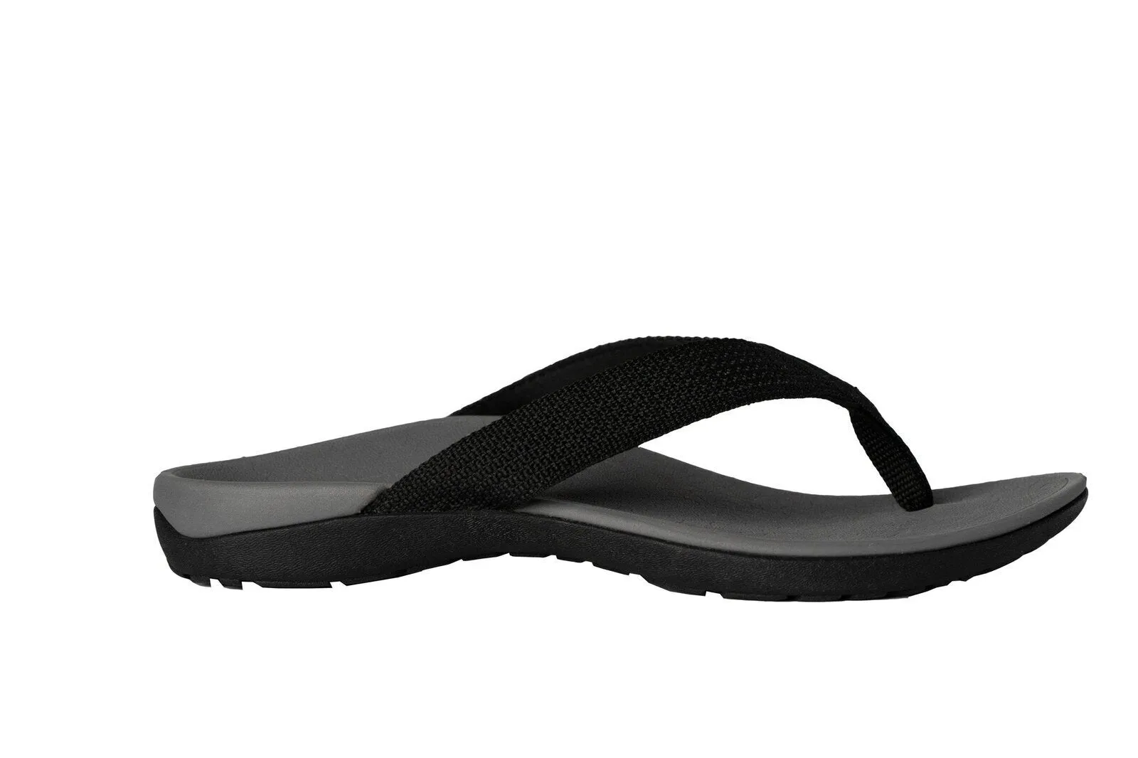 AXIGN Premium Orthotic Arch Support Flip Flops - Grey/Black