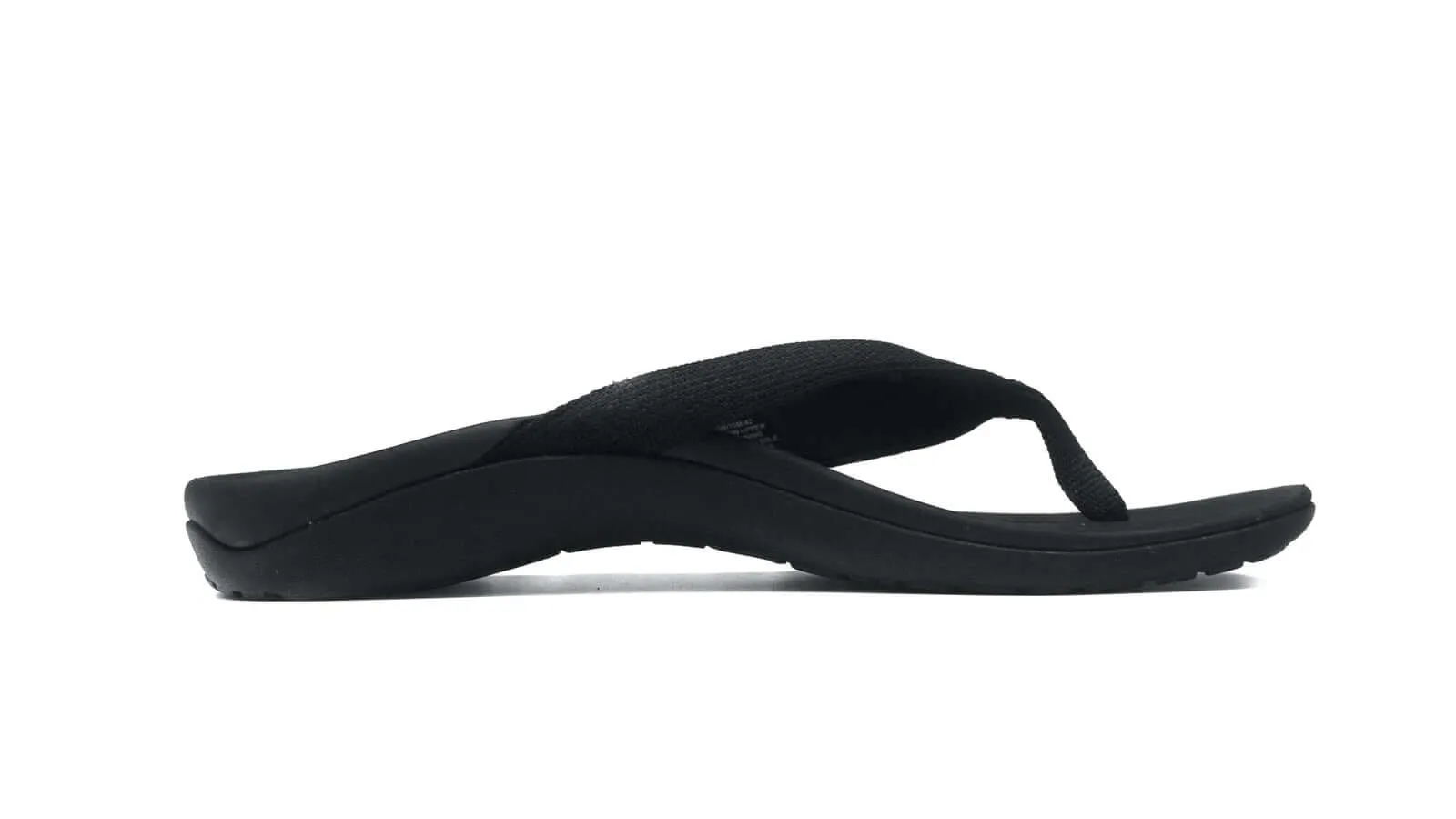 AXIGN Premium Orthotic Arch Support Flip Flops Sandal Thongs Archline - Black