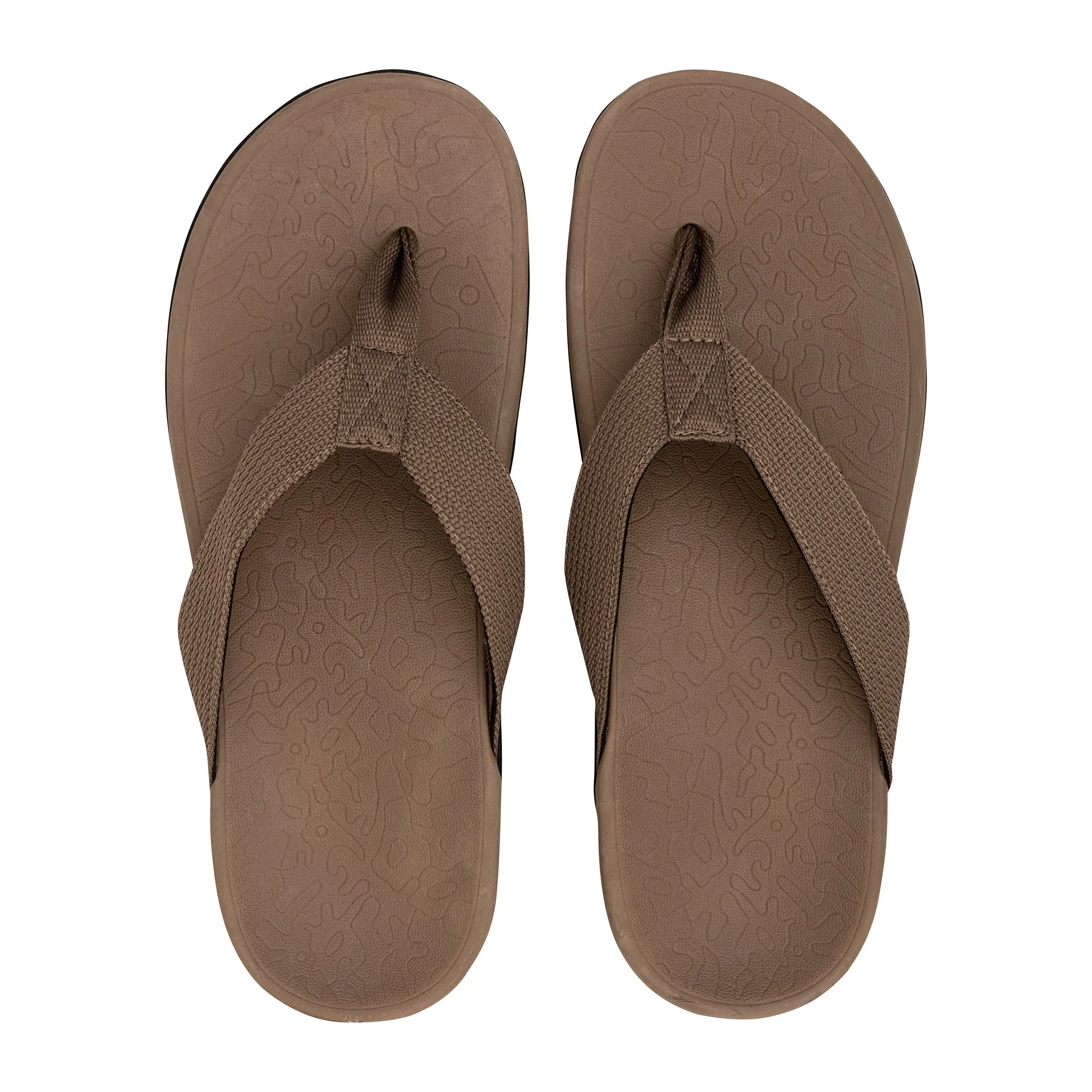 Axign Premium Orthotic Thongs – Khaki