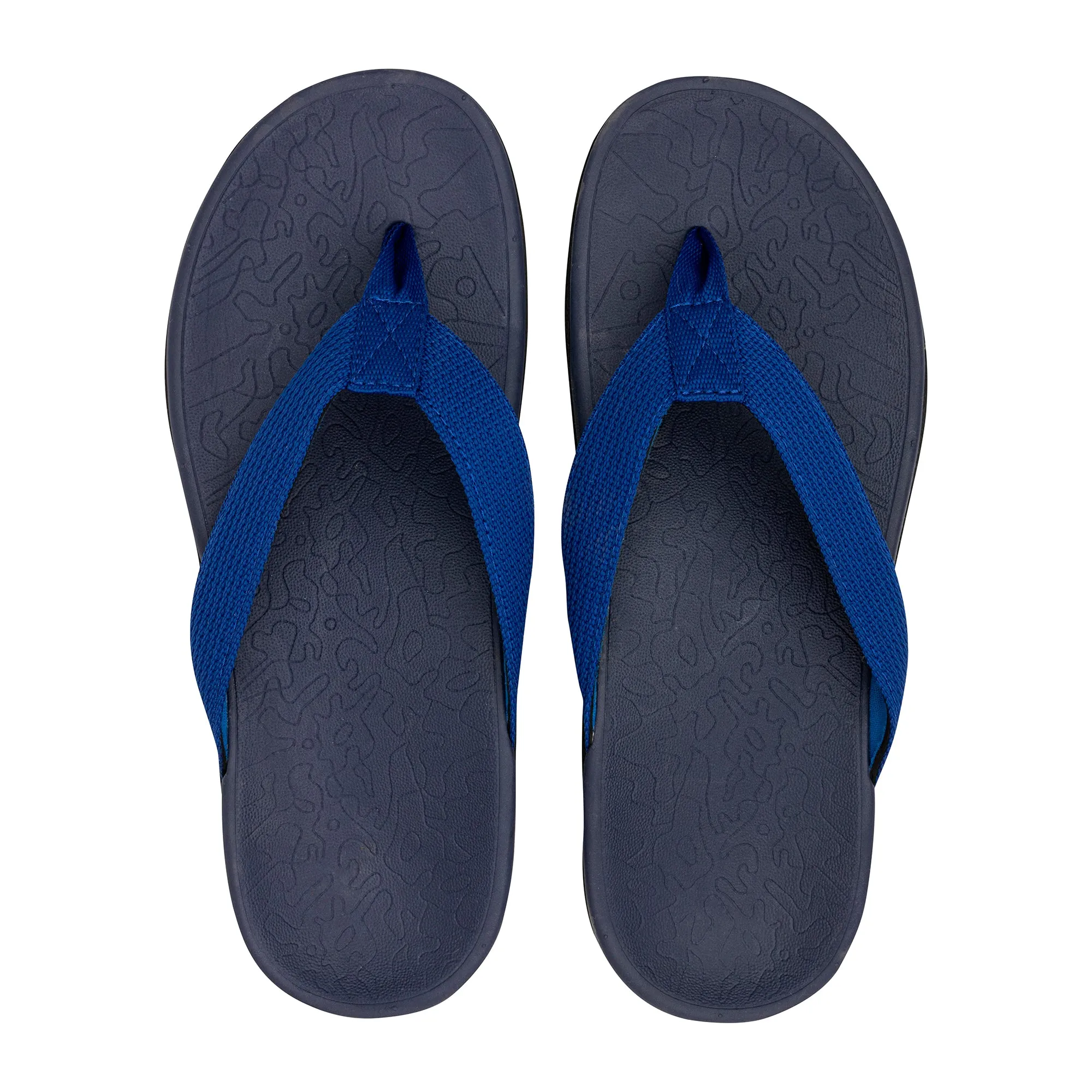 Axign Premium Orthotic Thongs – Navy