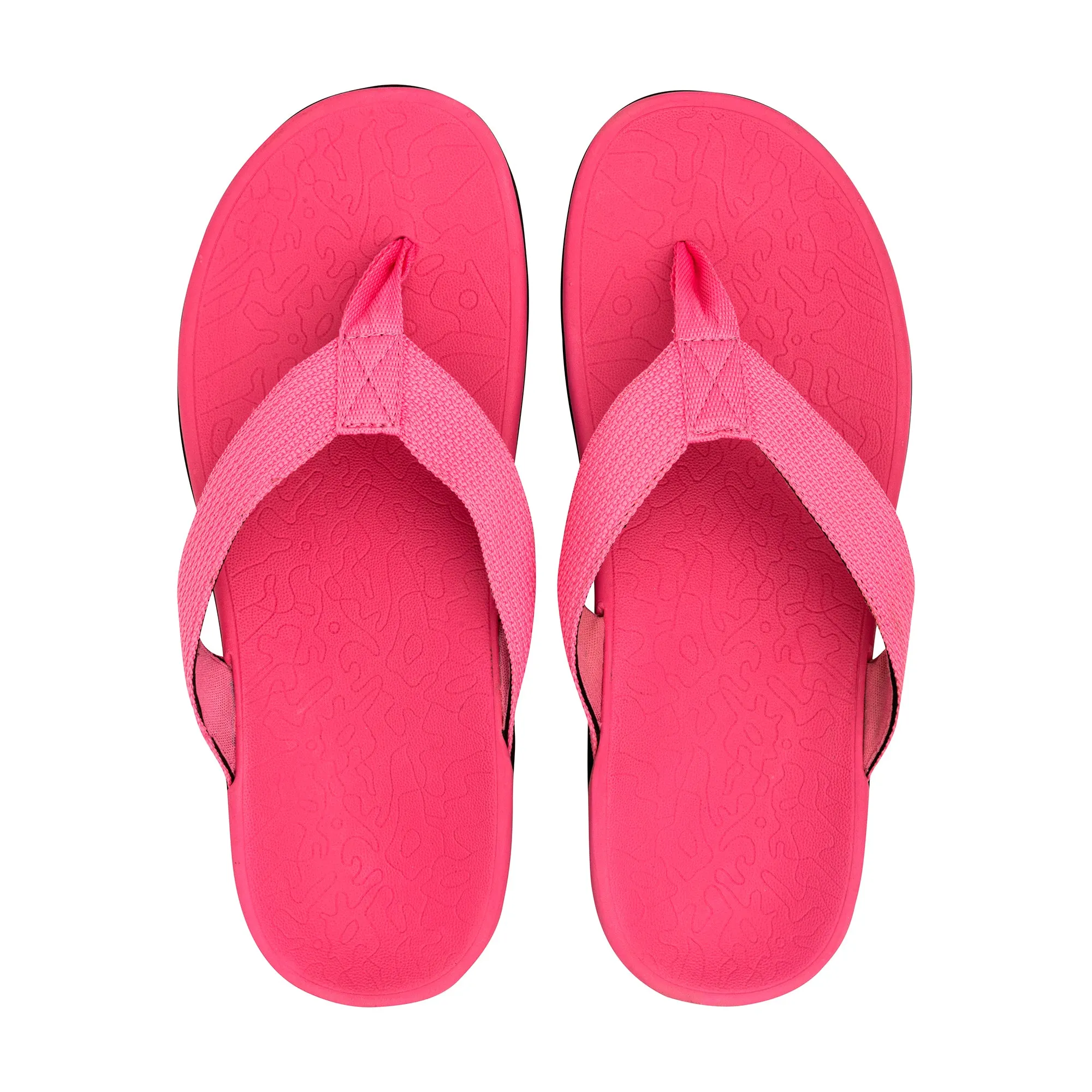 Axign Premium Orthotic Thongs – Pink