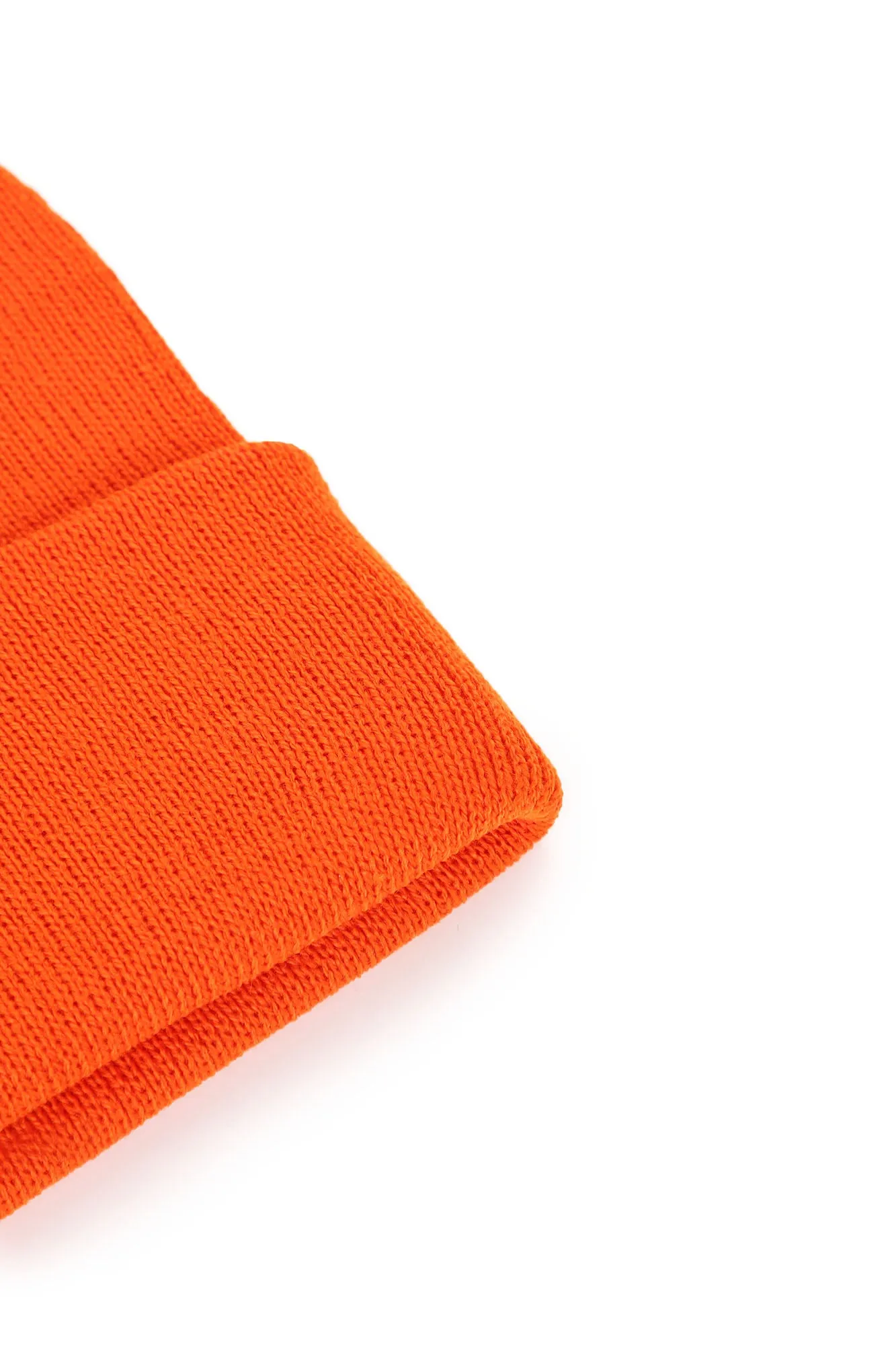 Basic Cuff Beanie - Orange