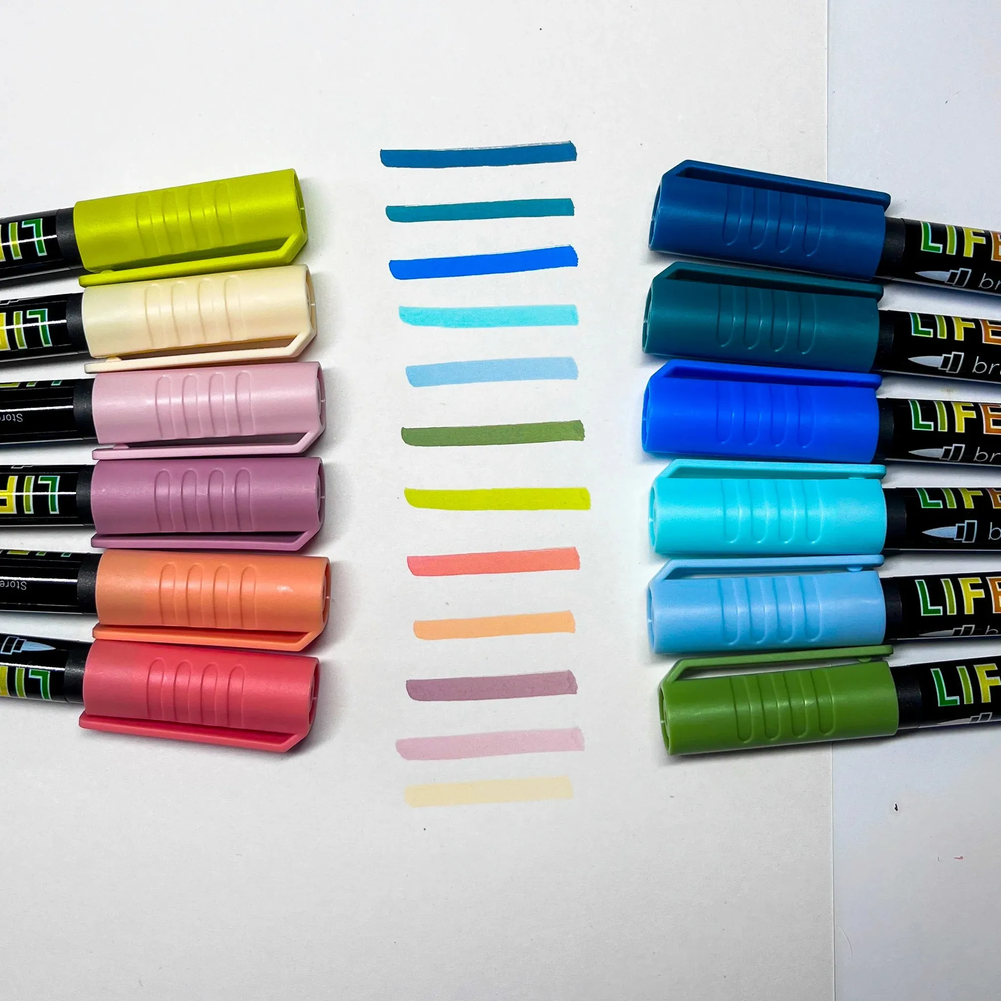 Brush Tip Acrylic Paint Pens | Ocean