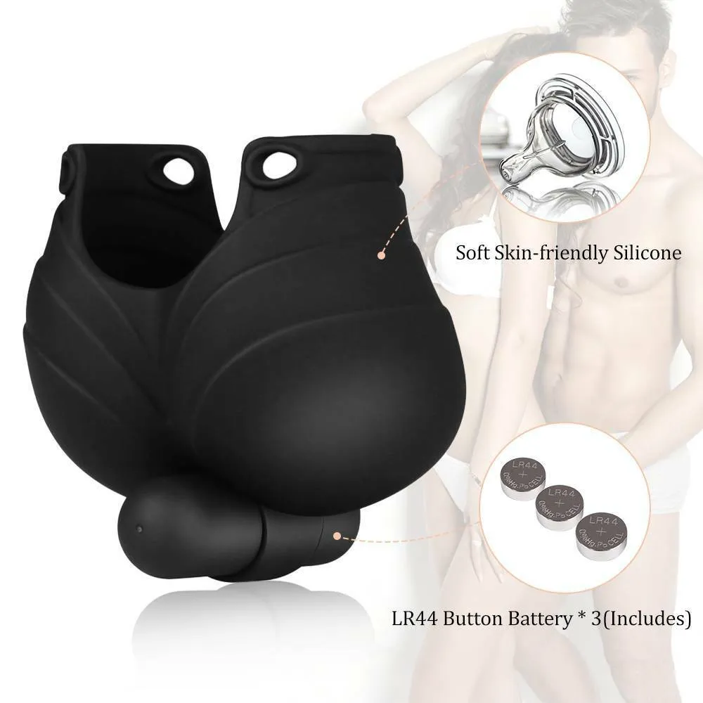 Colt Vibrating Ball Sack & Cock Ring  | Bullet | Adjustable