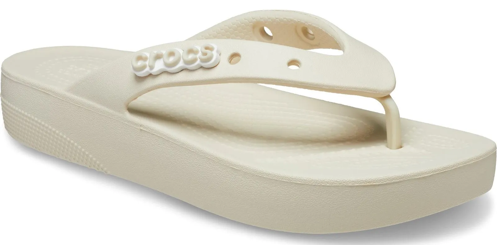 Crocs 207714 Womens Classic Platform Toe-Post Sandal