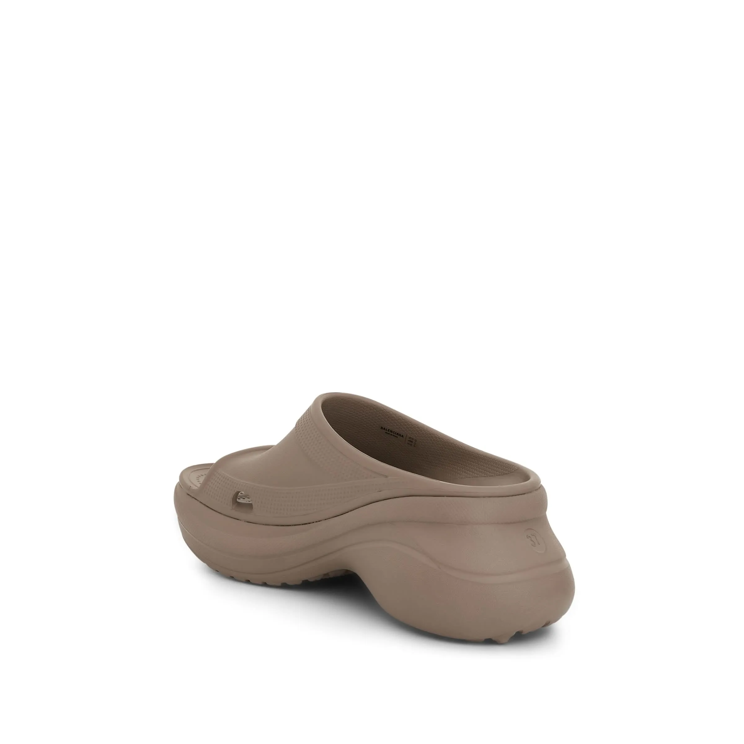 Crocs Pool Slide Sandal in Beige