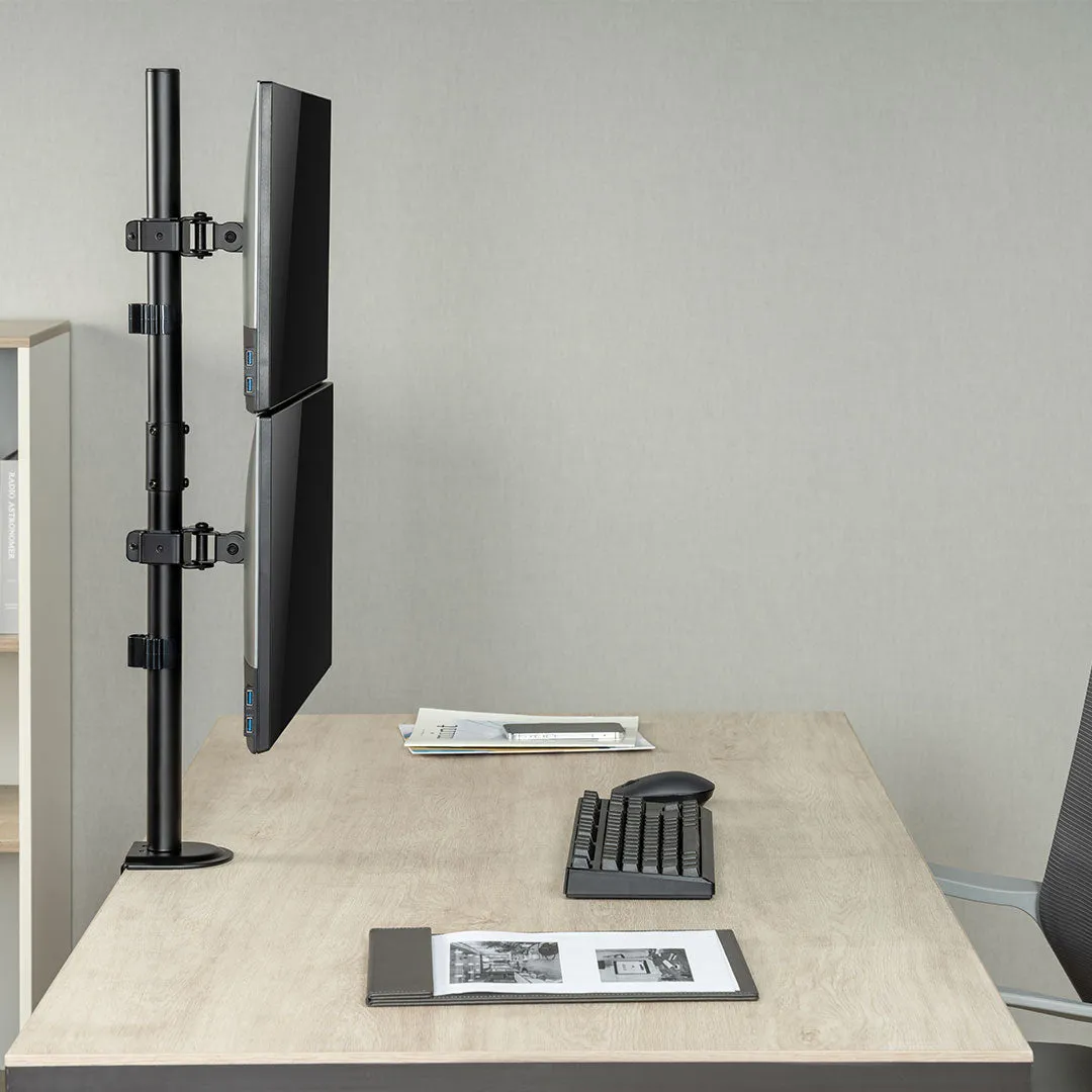 Desky Eco Vertical Monitor Mount