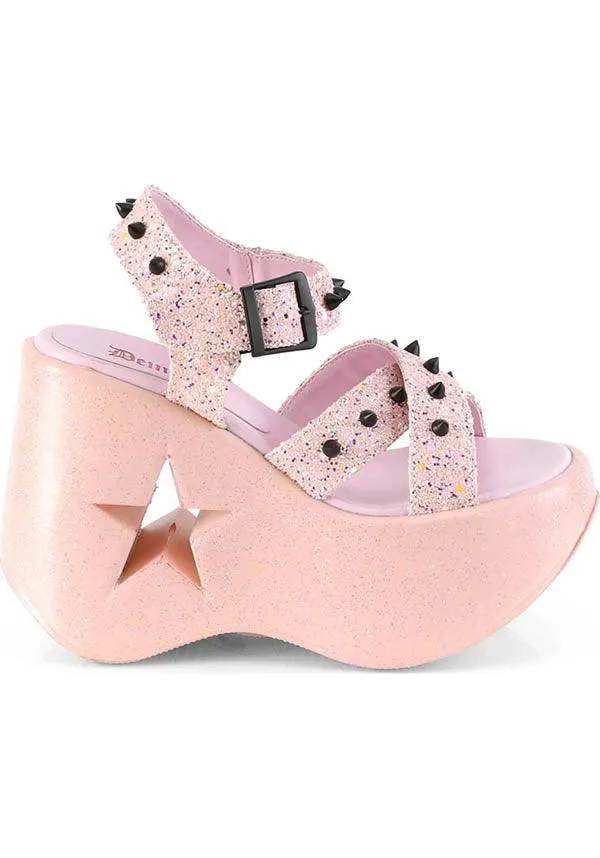 DYNAMITE-02 [Pink Glitter] | PLATFORMS [PREORDER]