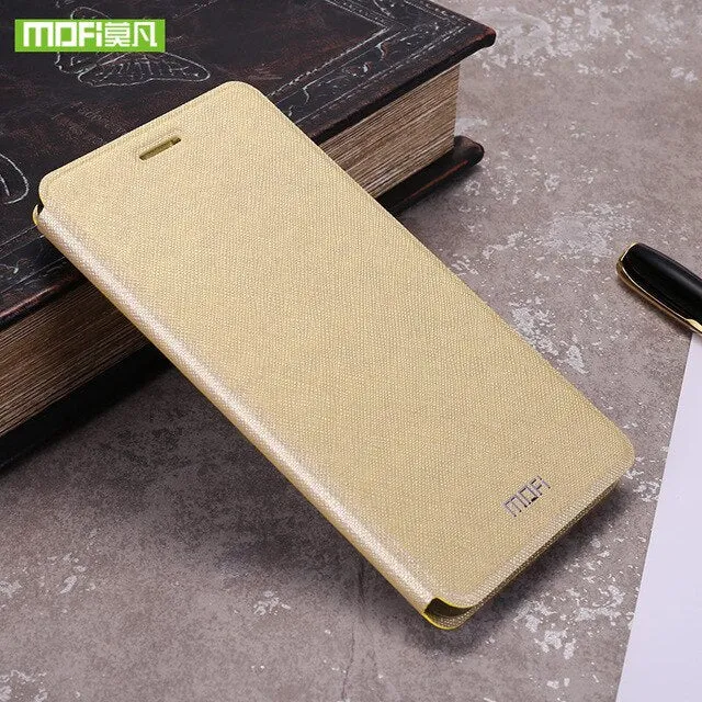 For Meizu Pro 7 Plus cas for Meizu Pro7 case silicon cover luxury flip leather original Mofi for Meizu Pro 7 Plus case 360 capas