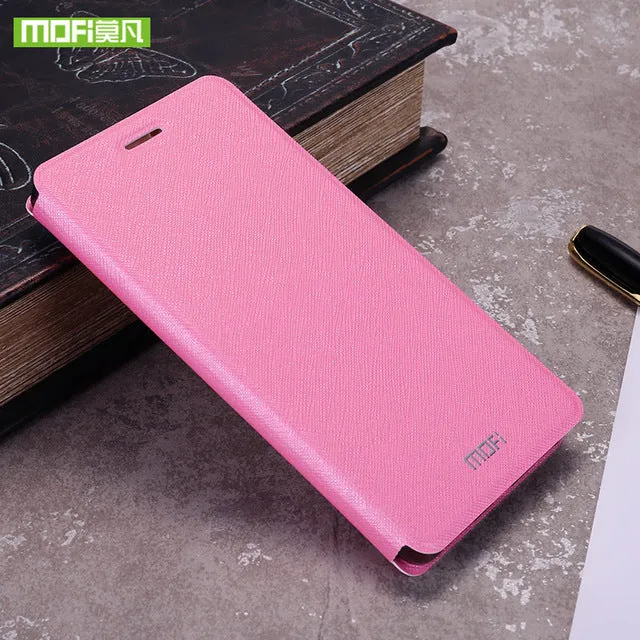 For Meizu Pro 7 Plus cas for Meizu Pro7 case silicon cover luxury flip leather original Mofi for Meizu Pro 7 Plus case 360 capas