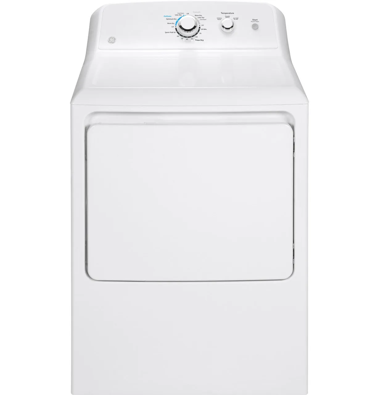 GE 6.2 cu. ft. Capacity Gas Dryer with Up To 120 ft. Venting and Shallow Depth