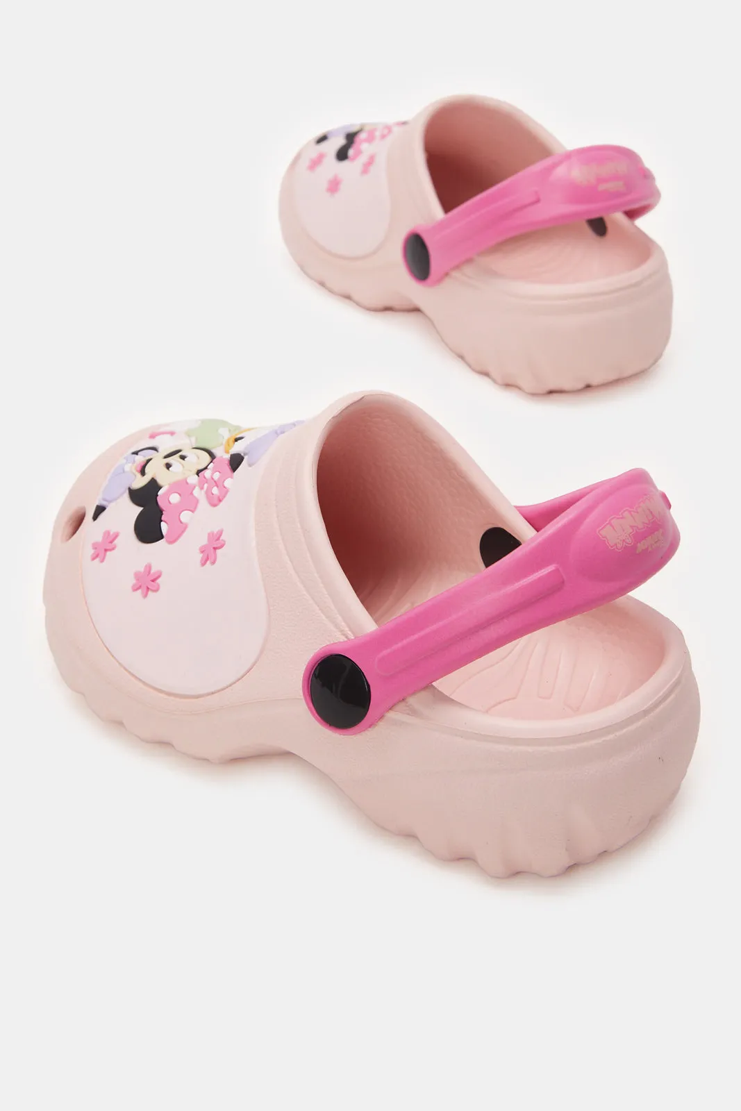 Girls Pink Minnie & Daisy Clog