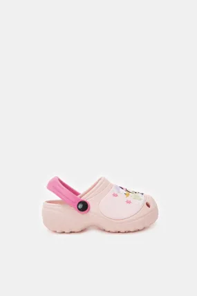 Girls Pink Minnie & Daisy Clog