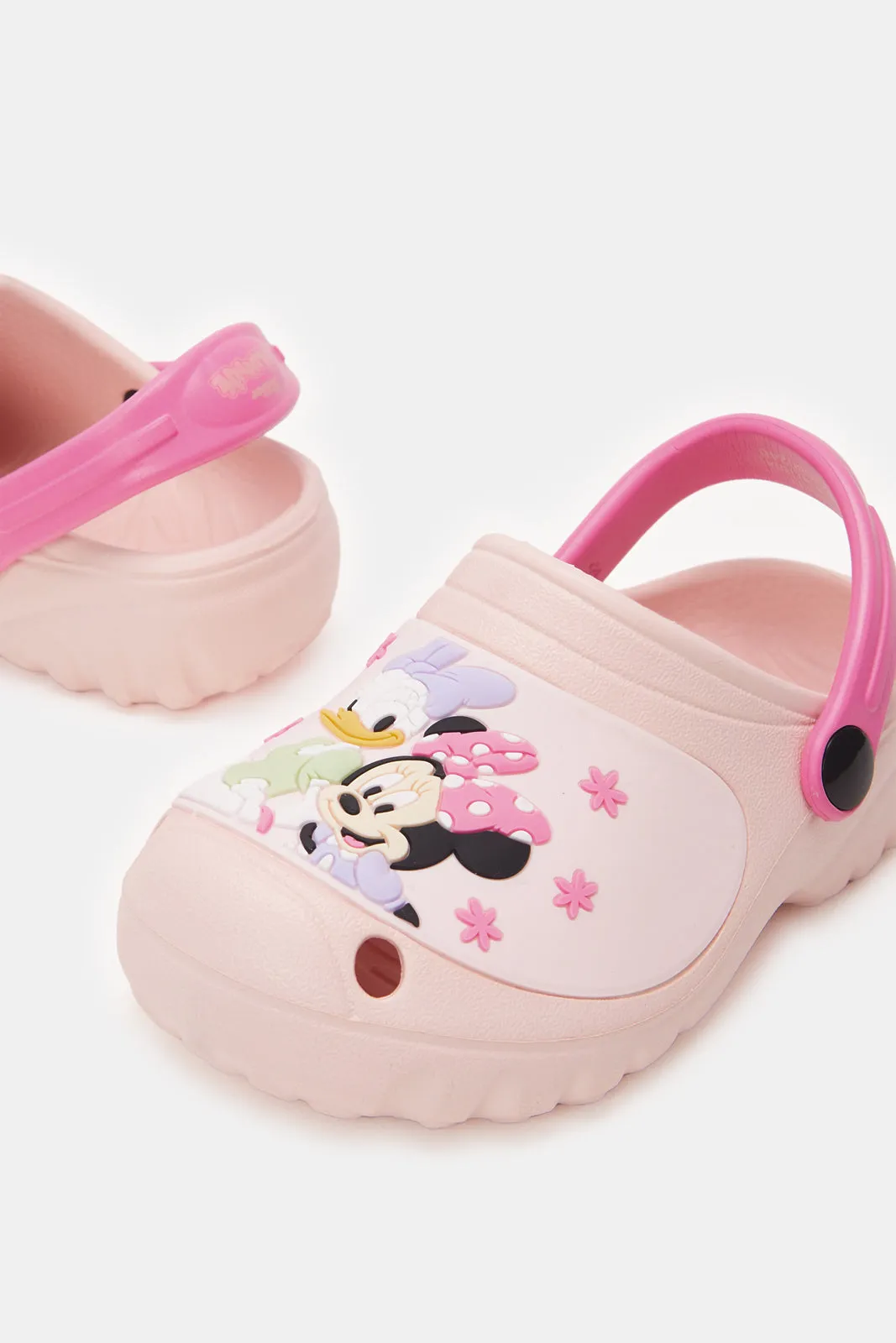 Girls Pink Minnie & Daisy Clog