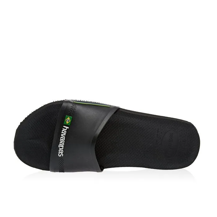 Havaianas Black Slide Brasil