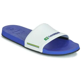 Havaianas Blue/White Slide Brasil