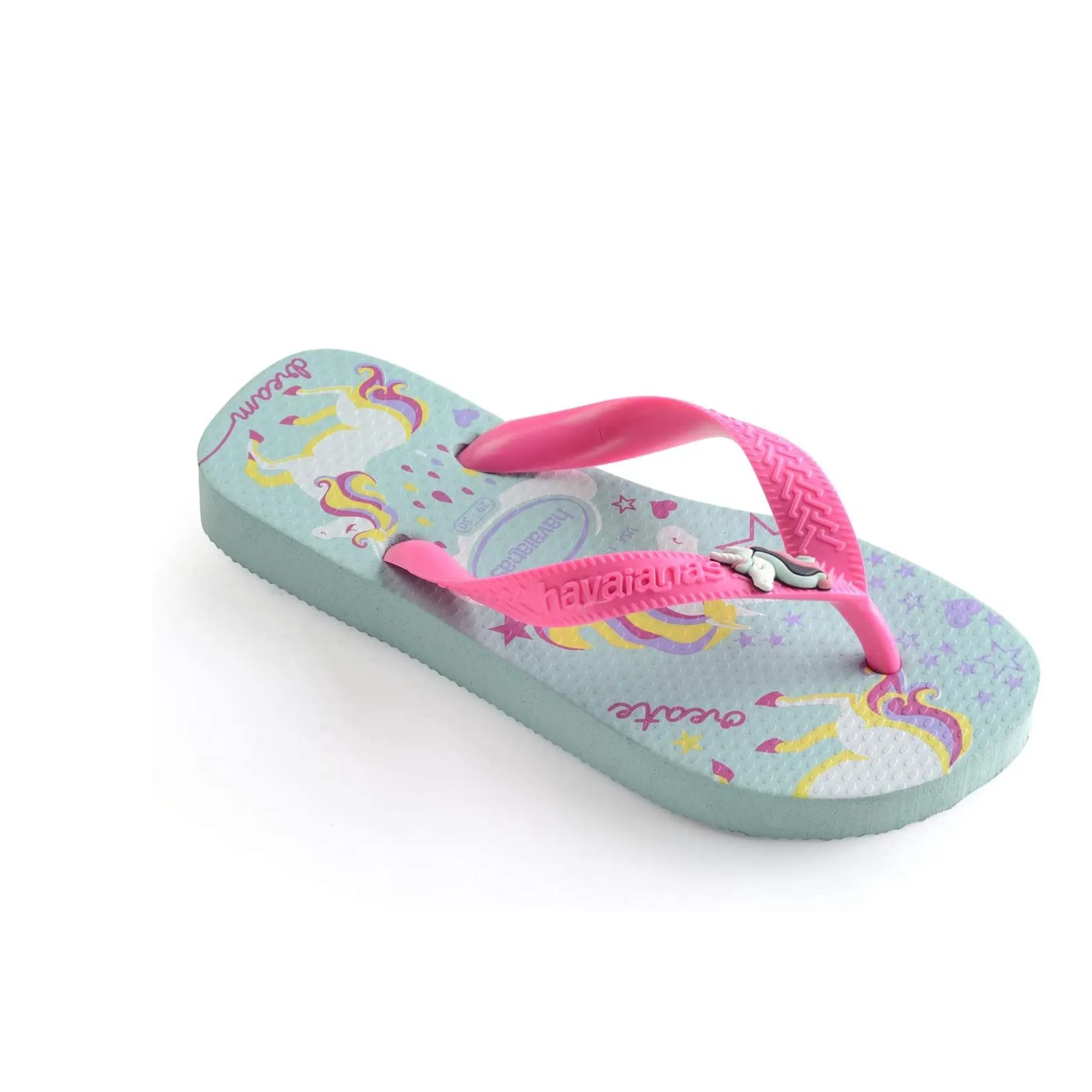 Havaianas Kids Fantasy Sandal ( LIttle Kid ) Ice Blue